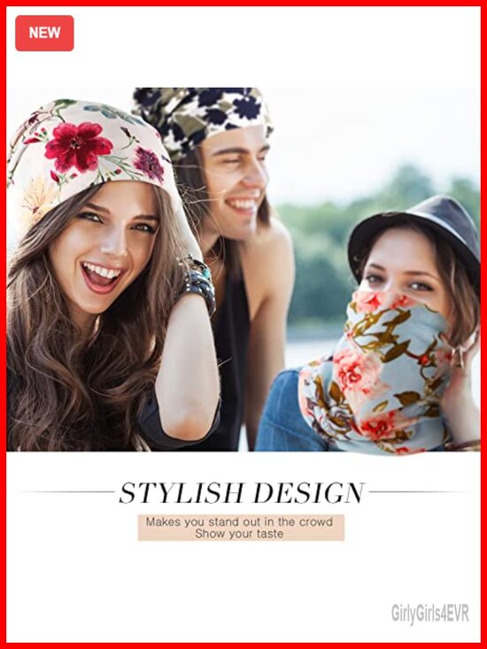 5 Pack Slouchy Beanie Chemo Hat Stretch Cancer Head Wraps Sleep Scarf main image 4